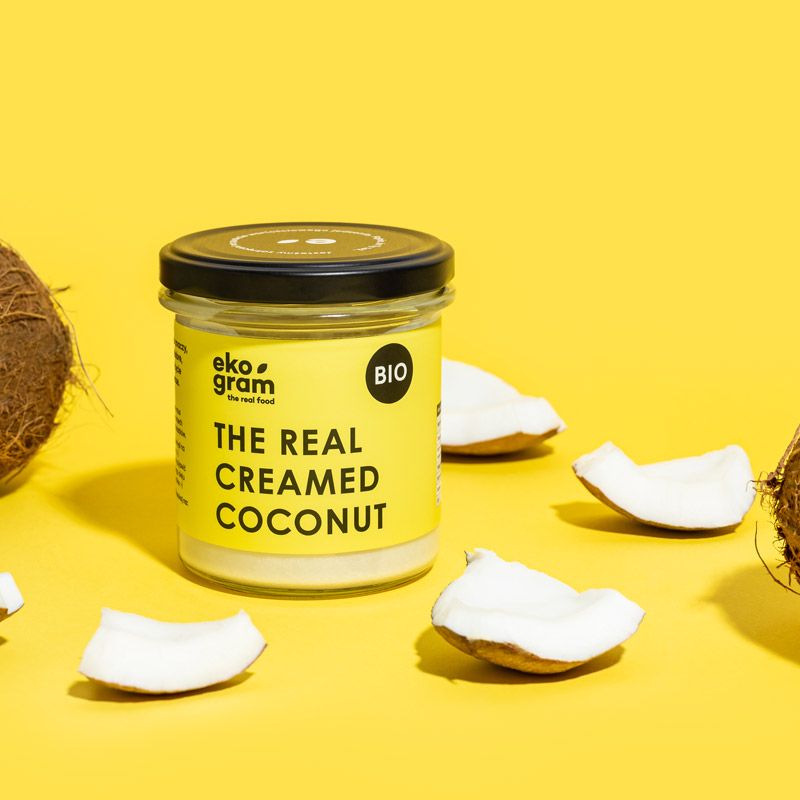 organic creamed coconut - private label nutkraft